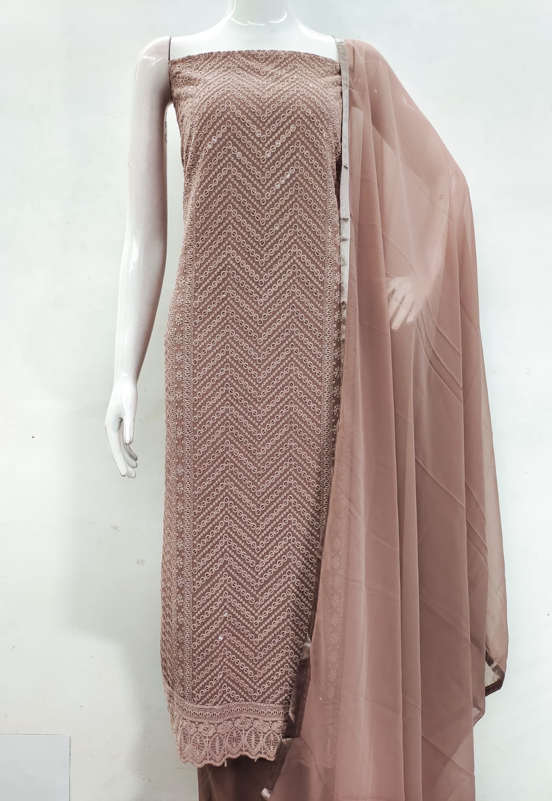 HR Original Georgette Dress Material wholesale Price In Surat